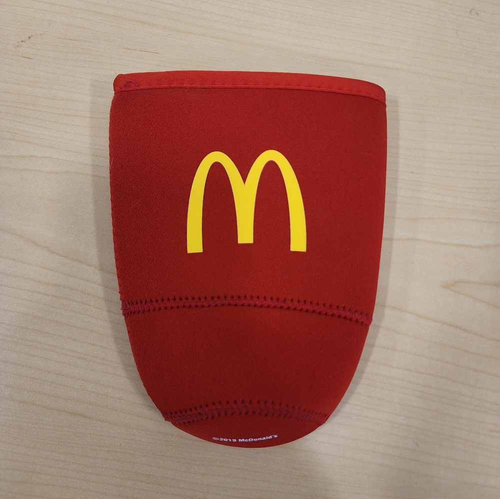 Red McDonald's Drink Sleeve